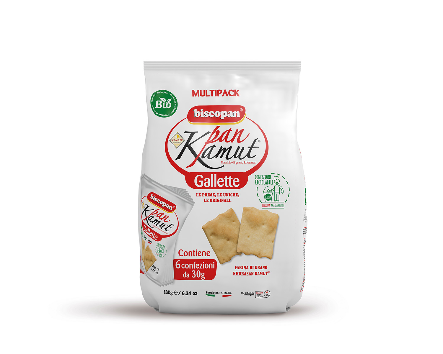 Gallette Pan KAMUT® Multipack 180g (6x30g)